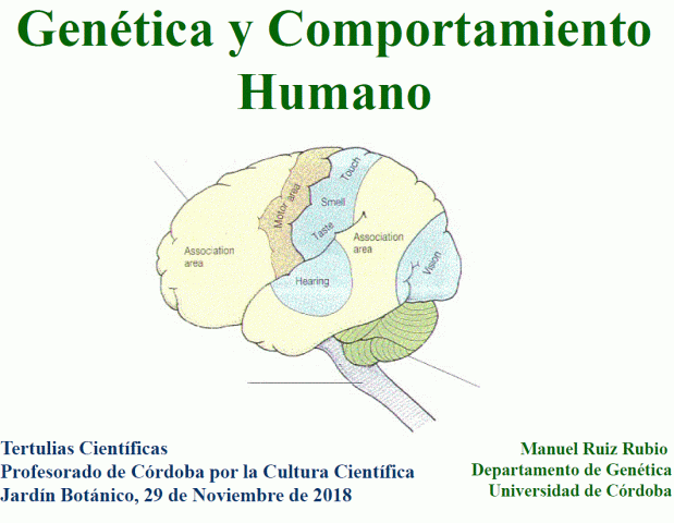 Material de la tertulia: «Genética y comportamiento humano»